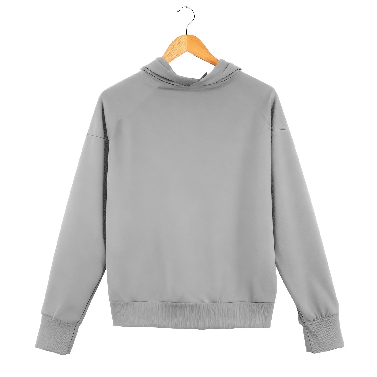 Tuta da donna oversize con colletto alla coreana, mezza zip, pantaloni da
