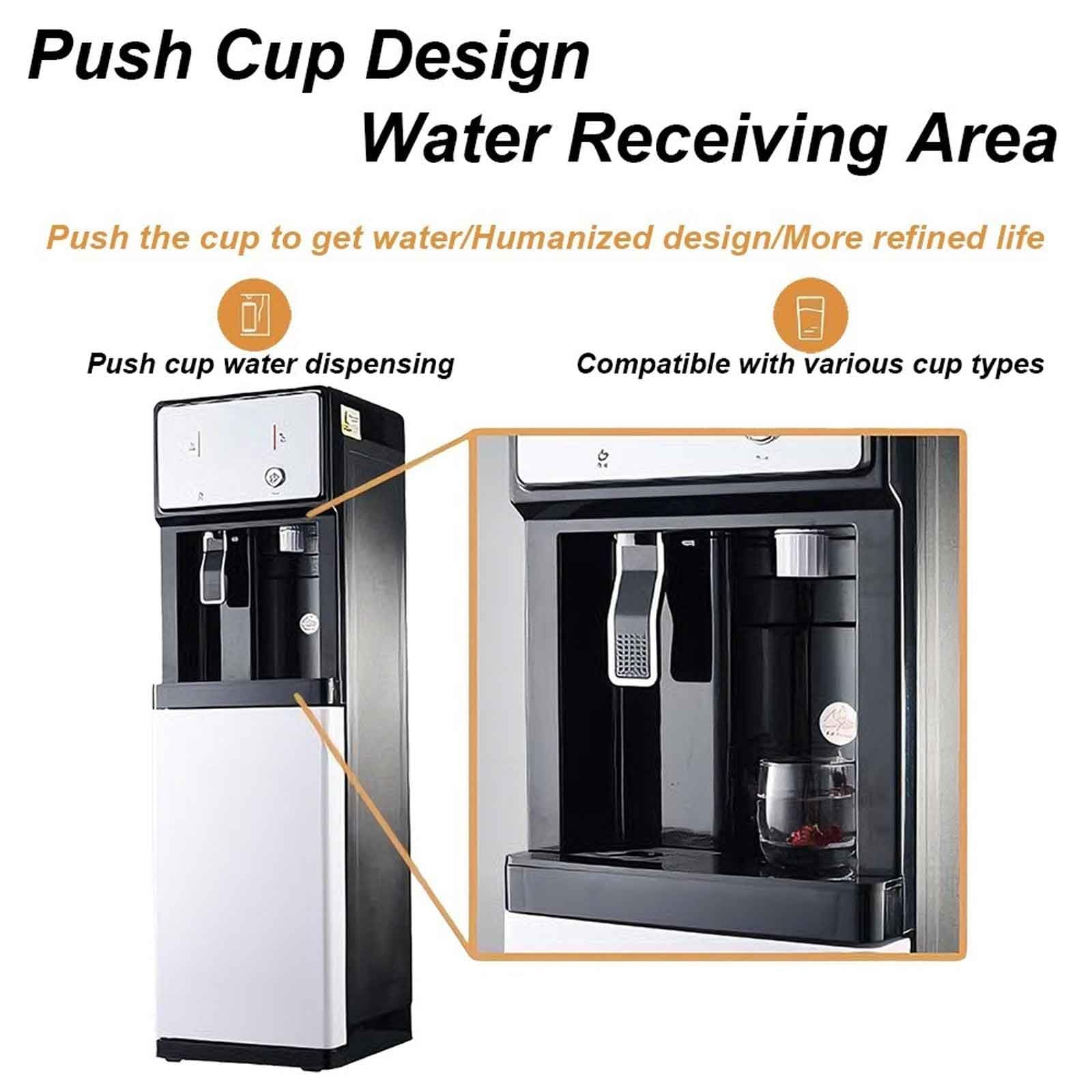 Distributore d'acqua for refrigeratore d'acqua con caricamento dal basso, 3 temperature (freddo, caldo, caldo) for utenti aziendali commerciali, uffici domestici
