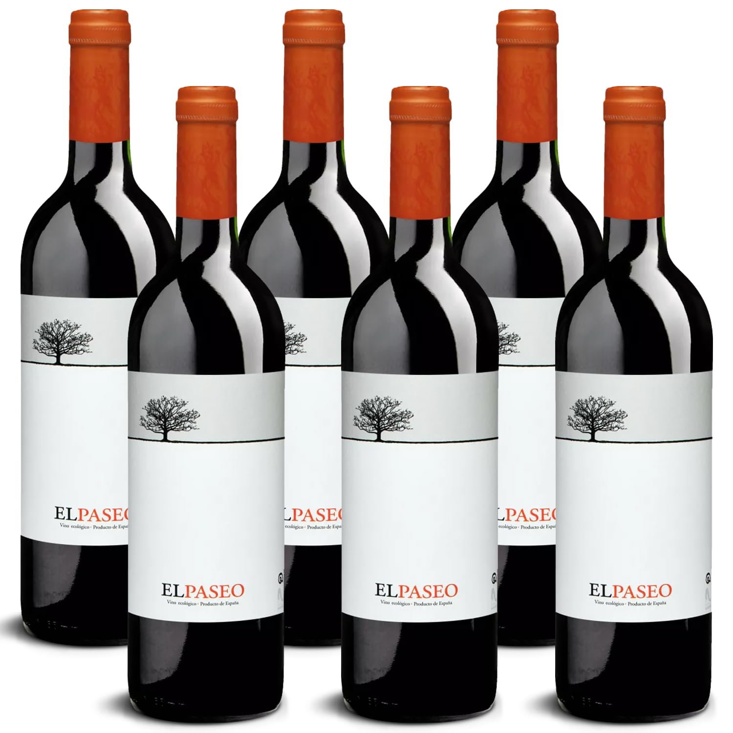 DELINAT – El Paseo 2022 – Spanischer Rotwein trocken – Bio-Wein aus Navarra, vegan (6 x 0,75l)