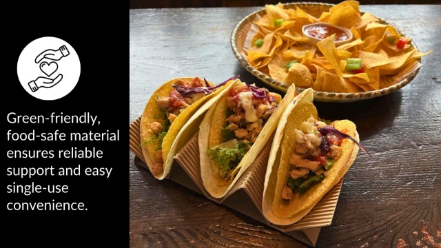 Platos de plástico coloridos para tacos - Perfectos para las noches de fiesta Platos de plástico coloridos para tacos - Perfectos para las noches de fiesta