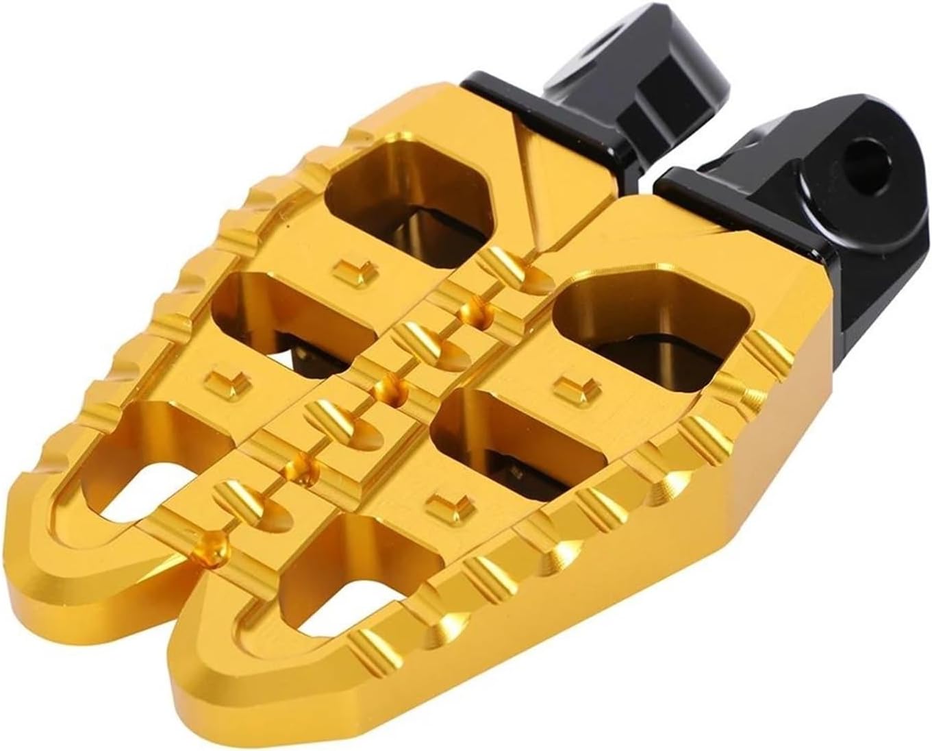 Powersports Foot Pegs Motorcycle Rear FootPegs Foot Pegs Rests Pedals For Suzuki GSF600S GSX-R600 GSX-R750X TL1000S TL1000R SV650 DRZ400S DRZ400SM Replacement upgrade accessories(Gold)