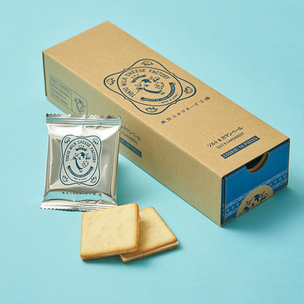 Tokyo milk cheese factory Salt & Camembert Tokyo Souvenir Gift in Japan Omiyage a box in 10 pieces