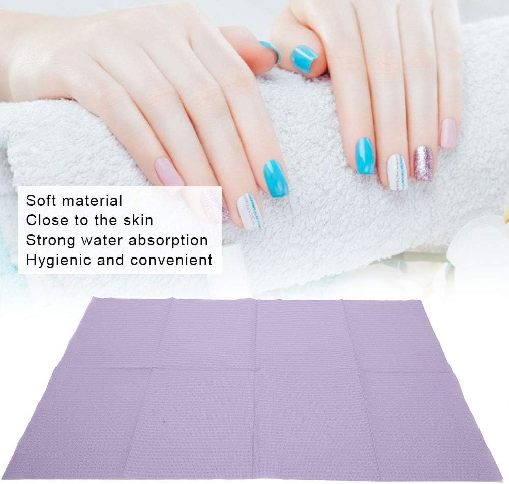 Disposable Nail Art Table Mat, 125 Pcs Anti-Dirty Manicure Table Pad Nail Art Manicure Tool 17.9" x 12.9"