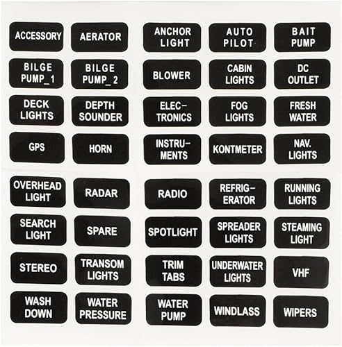Miniatura 9 de SCITOO Caja de fusibles de 12 vías con cuchilla ATO/ATC/ATS, uso para lancha rodante, autocaravana, lancha rápida