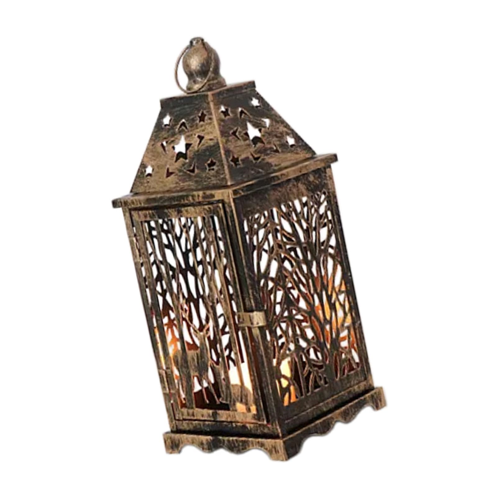 Metal Holders Decorative Tealight Candleholders for Table Centerpieces Metal Holder Hanging Lanterned Rustproof Tealight Holder for Home Decor