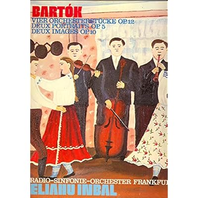 Bart&oacute;k: Vier Orchesterst&uuml;cke op.12 - Deux portraits op.5 - Deux images op.10 RSO Frankfurt/Inbal Vinyl