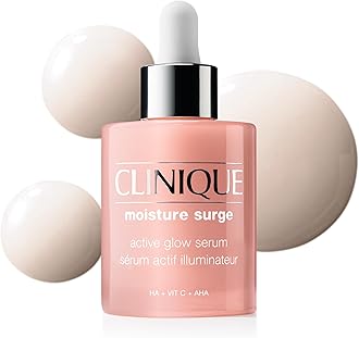 Moisture Surge Active Glow Serum with Lactic Acid, Hyaluronic Acid + Vitamin C | Hydrating, Lightweight + Oil Free​
