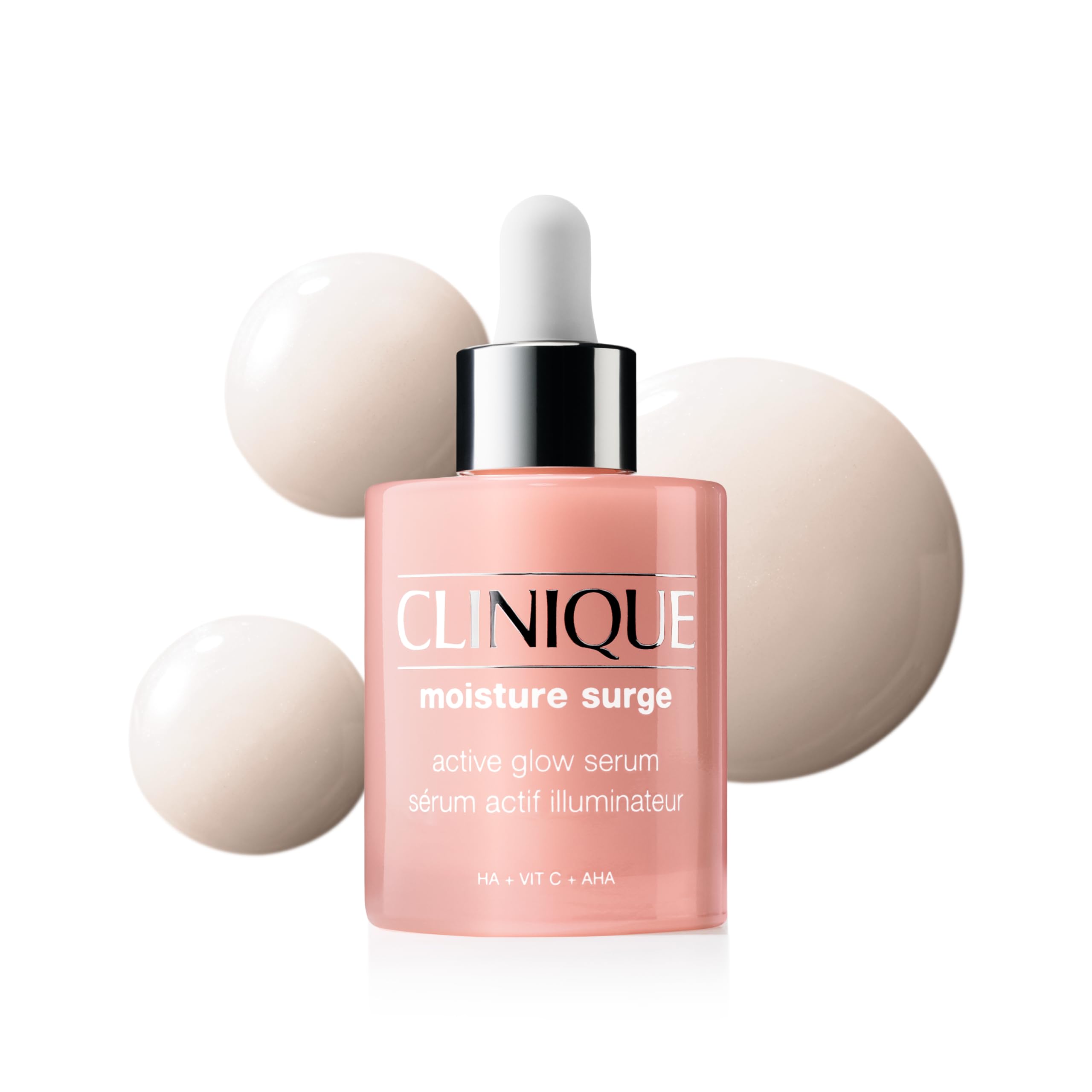 Moisture Surge Active Glow Serum with Lactic Acid, Hyaluronic Acid + Vitamin C | Hydrating, Lightweight + Oil Free