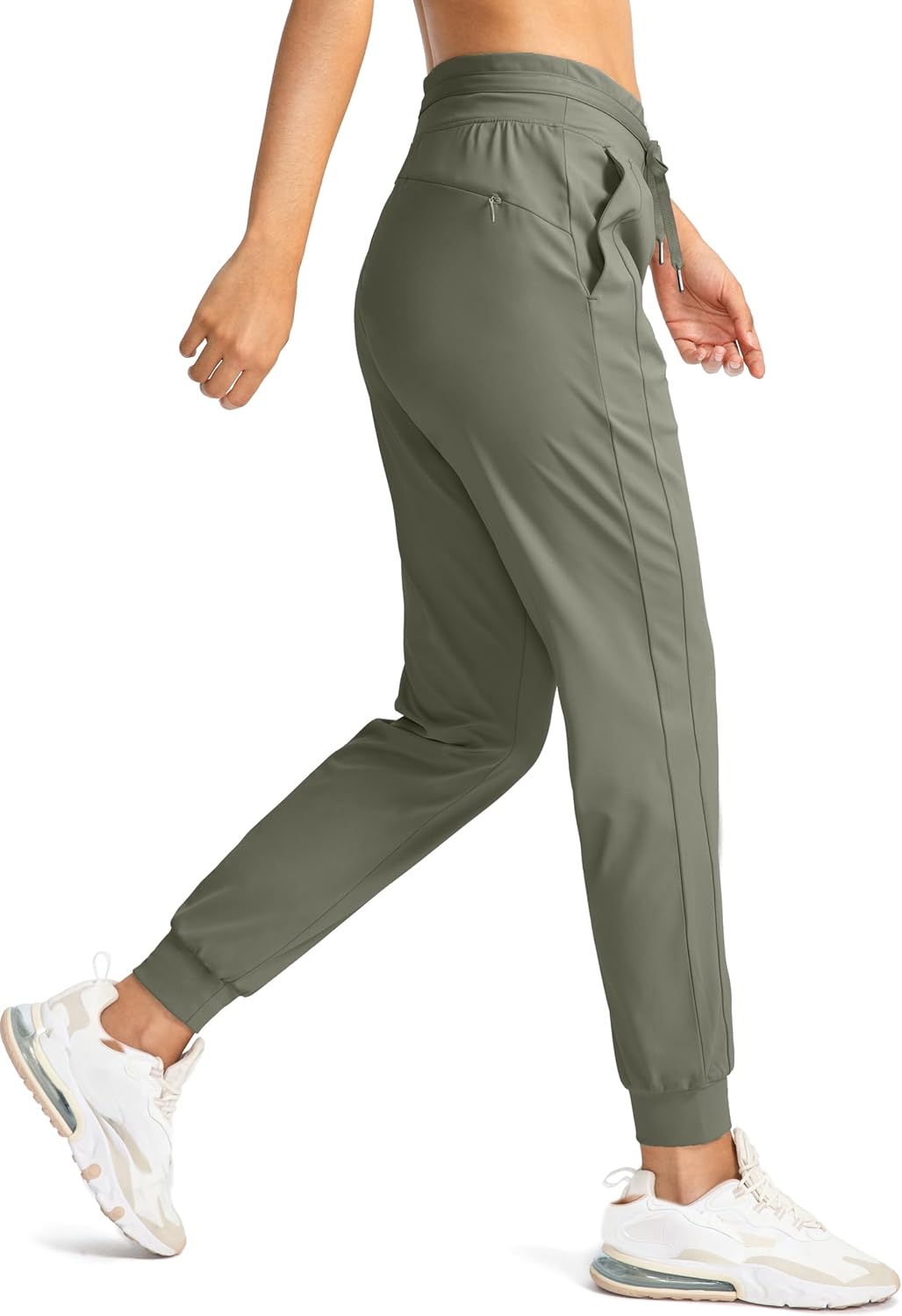 G Gradual Women's Joggers Pants with Zipper Pockets High Waisted Athletic Tapered Sweatpants for Women Workout Lounge - Image 2