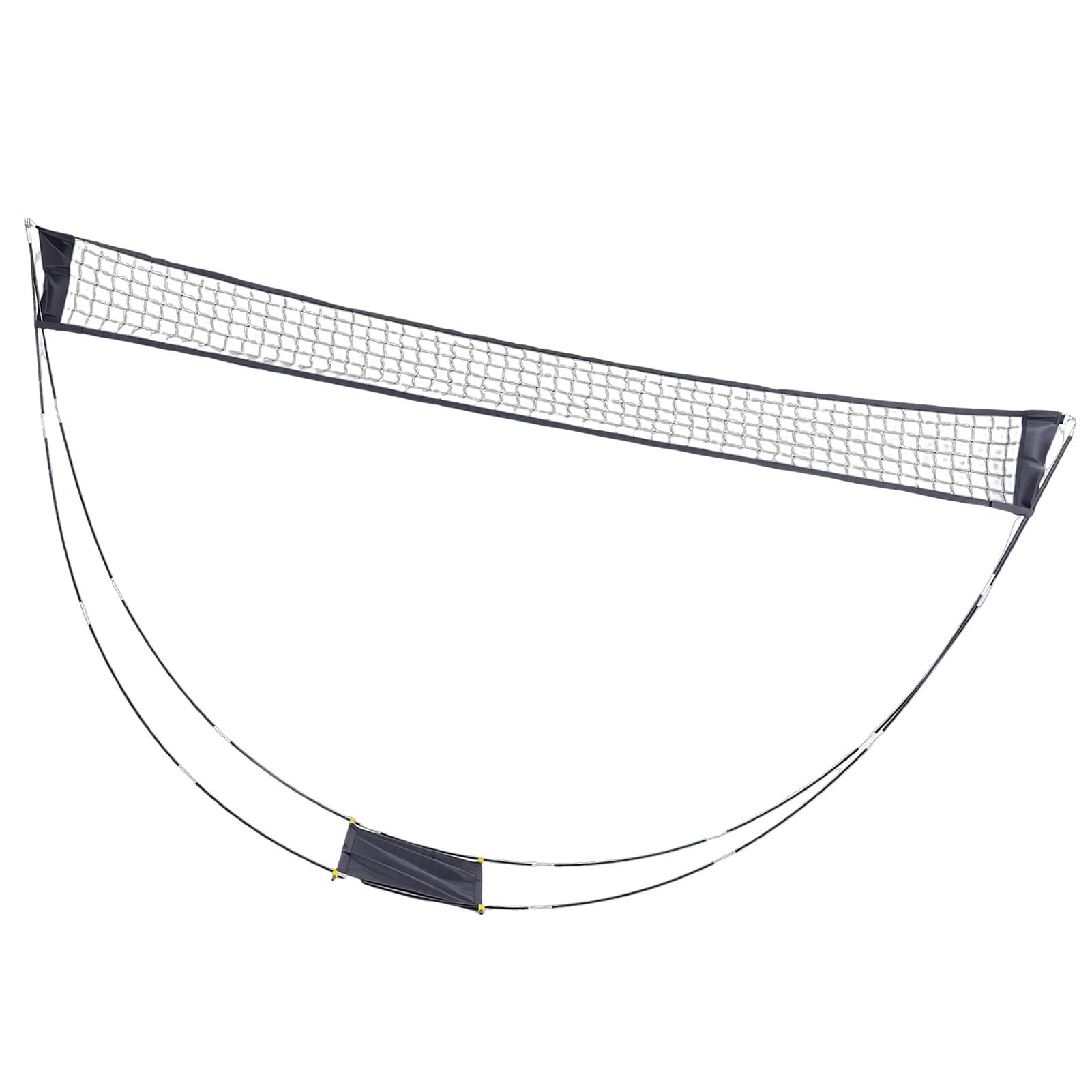 Generic Red de Entrenamiento de Bádminton Deportivo, Soporte Fuerte, Fácil Montaje para Uso Recreativo y Competitivo, Hierro de Poliéster Resistente a Desgarros