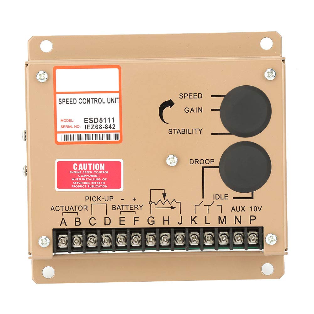 Controlador electrónico de Velocidad del Motor, Tablero regulador electrónico de Velocidad del Motor Ajustable del generador ESD5111
