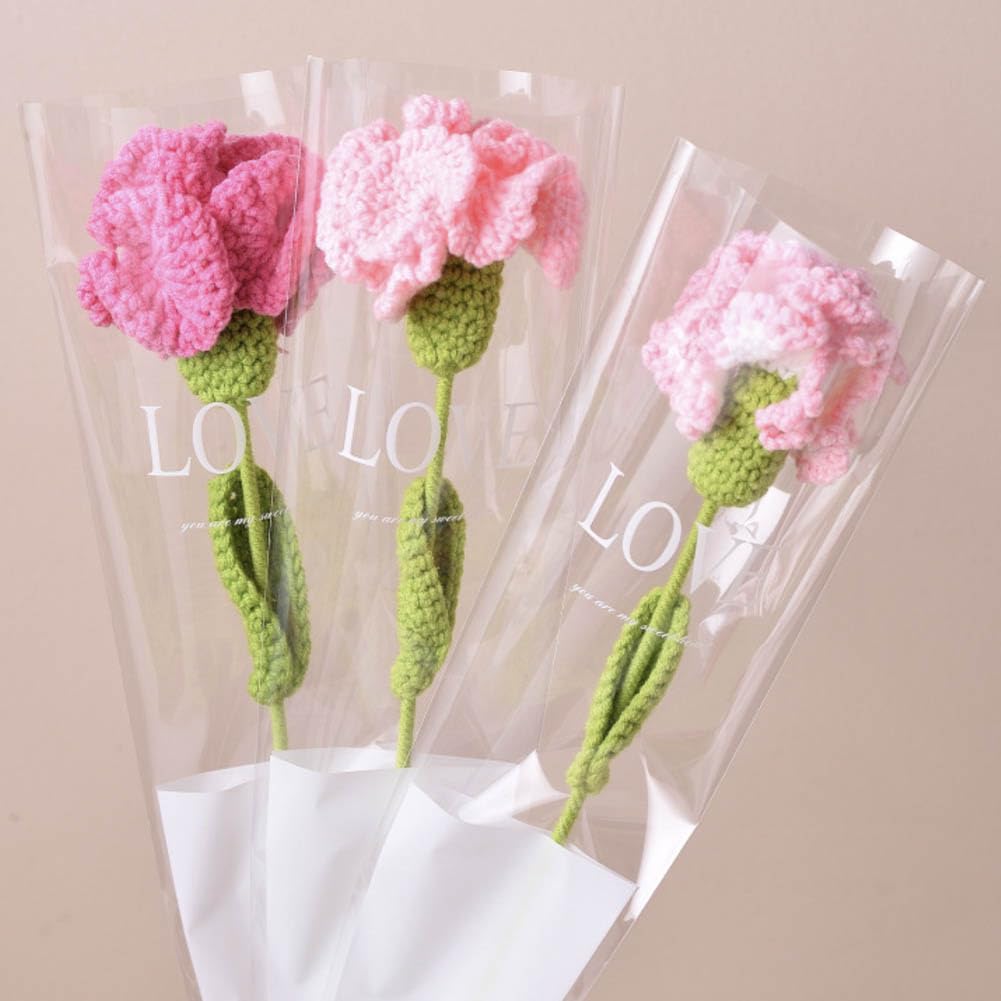 Forever カーネーション ニットフラワー 手編み 造花 お花 Forever カーネーション ニットフラワー 手編み 造花 お花 【公式通販】