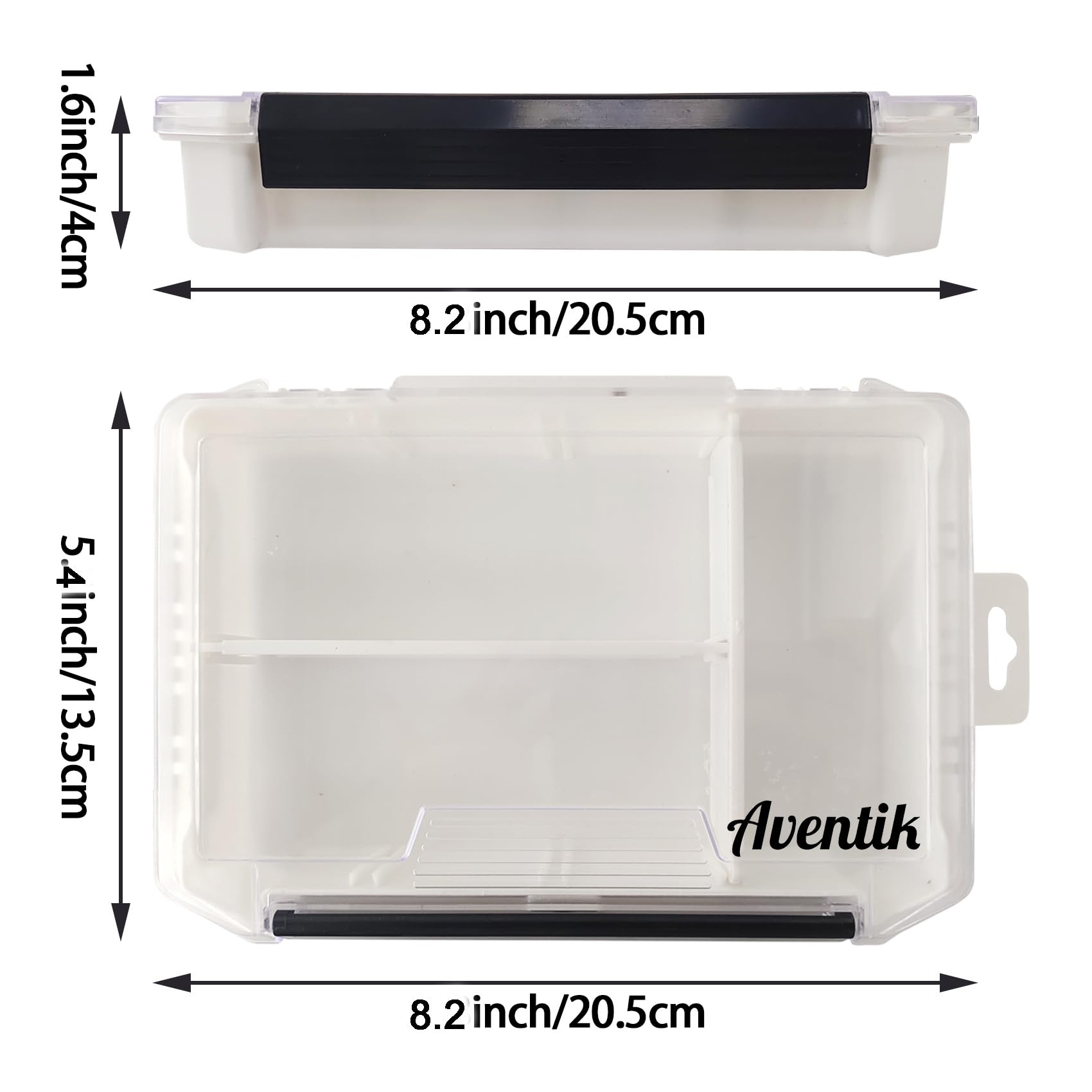 2PACK-Aventik Fly Box Portable Jig Head Storage Crappie Bass Lure Case Jig Storage Fishing Tackle Box(White) : Sports & Outdoors