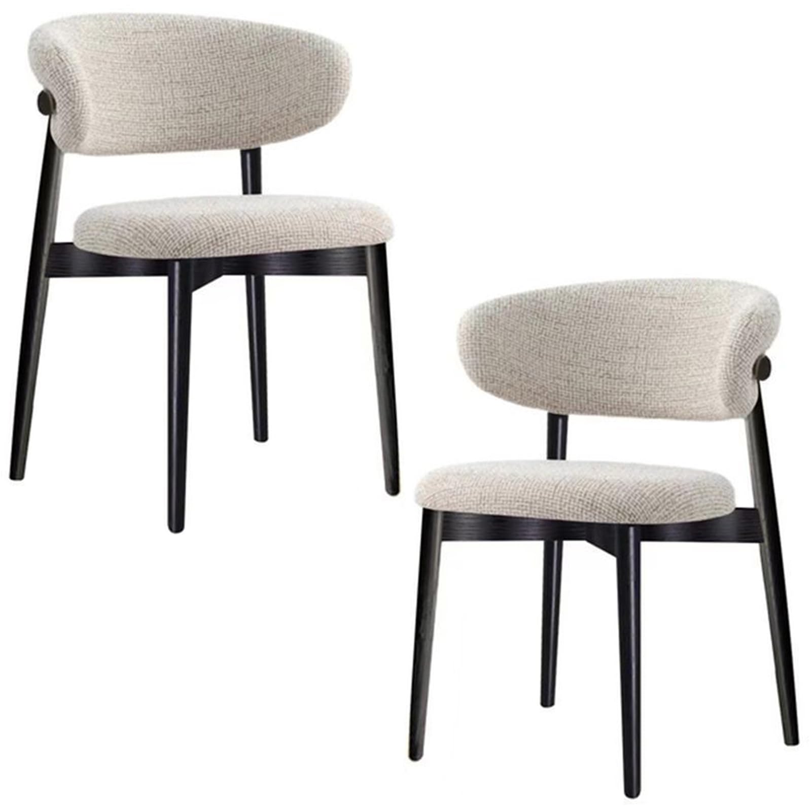 Set da 2 pezzi Moderne Esszimmerstühle - Bequeme Polstersitze, Stilvolle Küchen- & Wohnzimmerstühle, Elegantes Design für Esszimmer, Café, Balkon - Komfort & Stil vereint