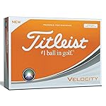 Titleist Velocity Golf Balls, Orange, Prior Generation (One Dozen)