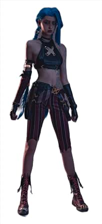Bottes Cosplay Jinx League Of Legends – Chaussures Haute Qualité Pour Arcane | Personnalisation Sur Mesure ERIMEI