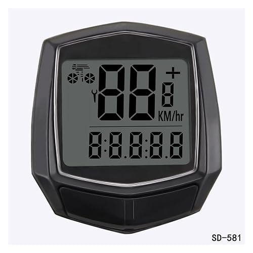 Miniatura 5 de SD-581 Cuentakilómetros de bicicleta con cable odómetro deportivo cronómetro