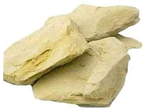 Natural JadiBoot Multani Mitti Fuller's Earth - Trozos de arcilla volcánica, 7.05 oz