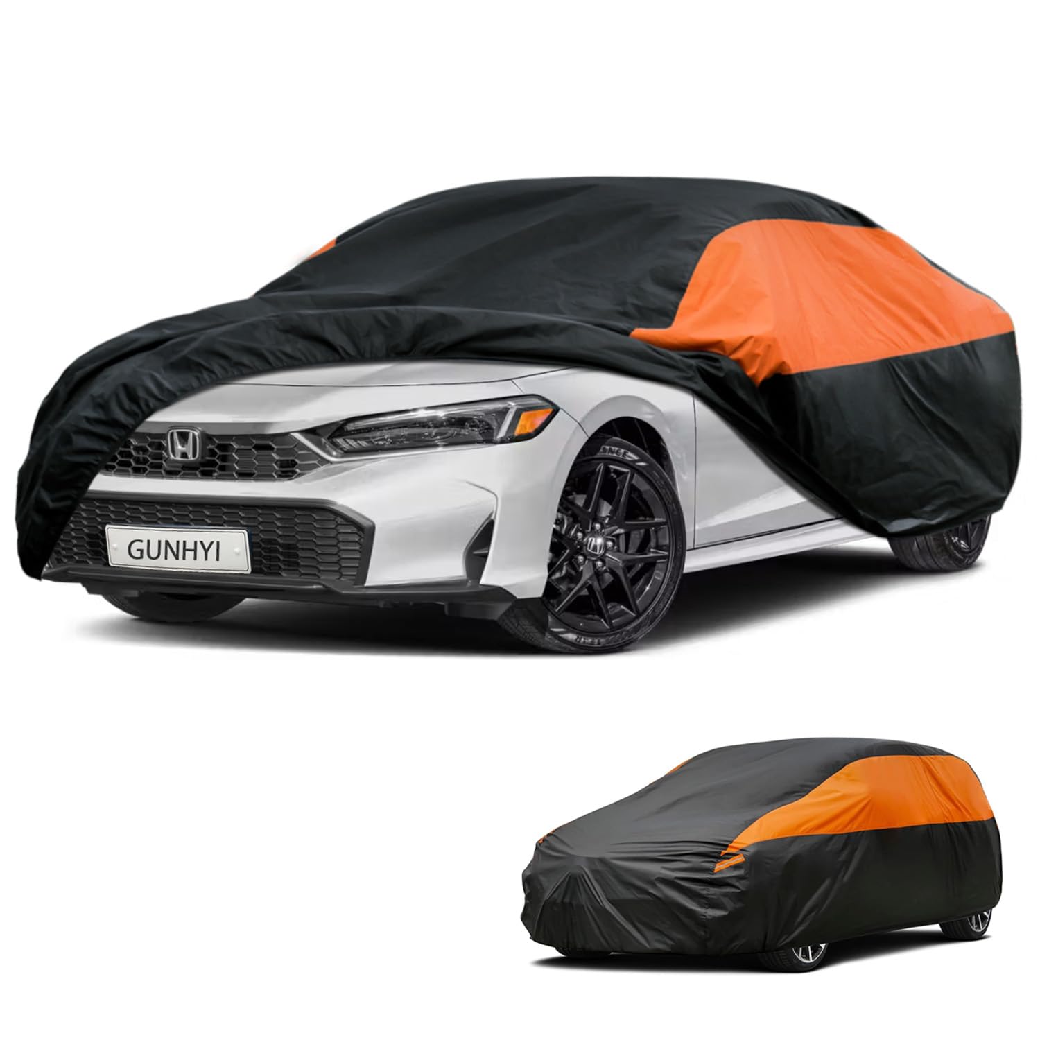GUNHYI Waterproof Sedan Full Car Cover Custom Fit Honda Civic Sedan