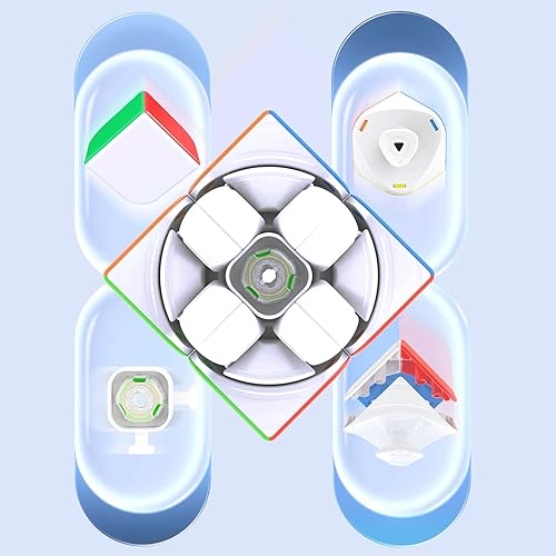 Miniatura 4 de GAN 251 V2 2 x 2 cubo de velocidad mini cubo rompecabezas de 2 x 2 x 2 cubo mágico de 2008in juguete para principiantes sin plumas