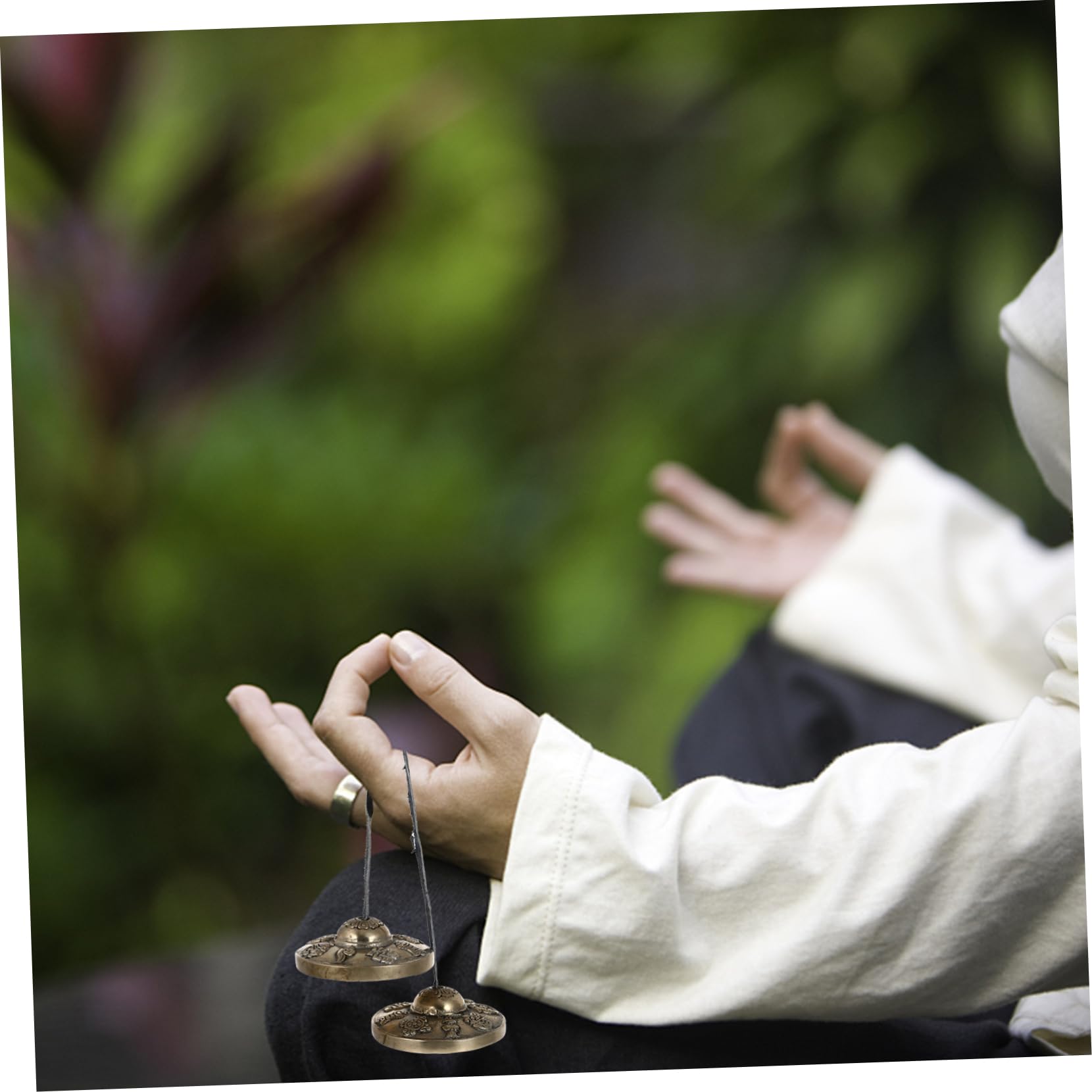 VICASKY Kupfer-schlaginstrument Beckenglocke Für Meditation Yogaglocke Handgefertigt Reine Kupferbecken Meditationsglocke Als Percussion-instrument