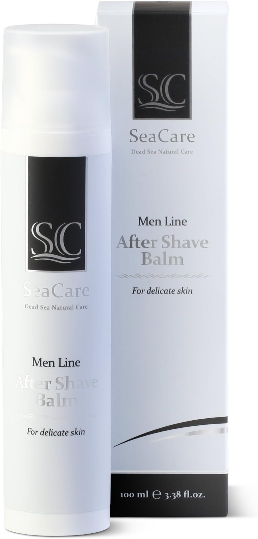 Men's Aftershave balm by SeaCare with Dead Sea Minerals and Natural Oils, 100 ml
