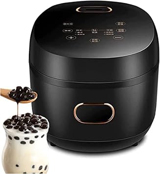 Pearl Pot, Commercial Automatic Intelligent Pearl Pot for Milk Tea Shop, Automatic Pearl Cassava Pot, Non-Stick and Anti-Scalding Design,5L