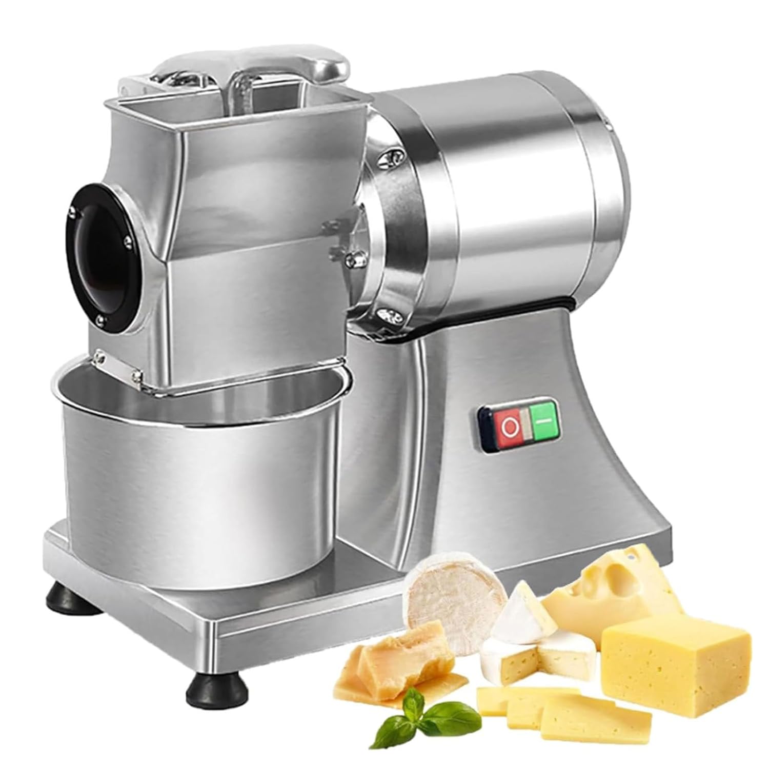 550W Commercial Electric Cheese Grater Grinder 88 pounds per Hour Cheese Butter Bread Bran Shredder Grater Cheese Grating