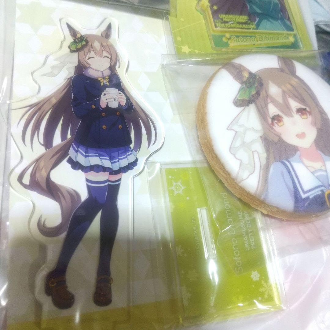 Amazon.co.jp: ウマ娘 サトノダイヤモンド アクリルスタンド 缶バッジ 