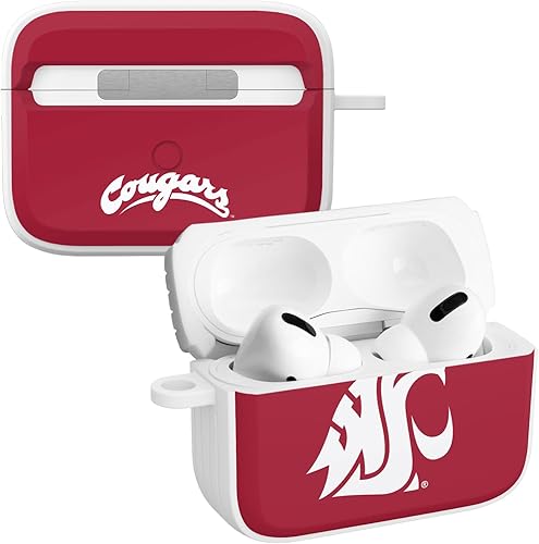 Miniatura 22 de AFFINITY BANDS Washington State Cougars Camo HDX - Funda compatible con Apple AirPods Generación 3 Camo,Champion Series,Clásico,Carmesí