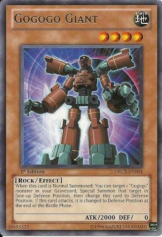 Amazon.com: Yu-Gi-Oh! - Gogogo Giant (ORCS-EN004) - Order of Chaos