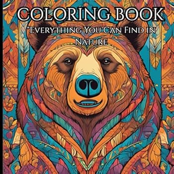 Paperback "Wild Wonders of Nature": "A Coloring Adventure Through Animals and the Great Outdoors" Book