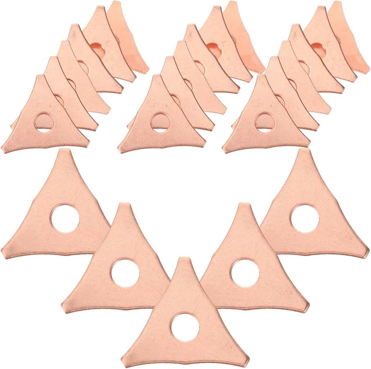 100pcs Dent Puller Washer Set for Auto Body Repair Triangle Spot Welder Rings for Soldering Compatible Car Dent Removal Professional Welding Tools