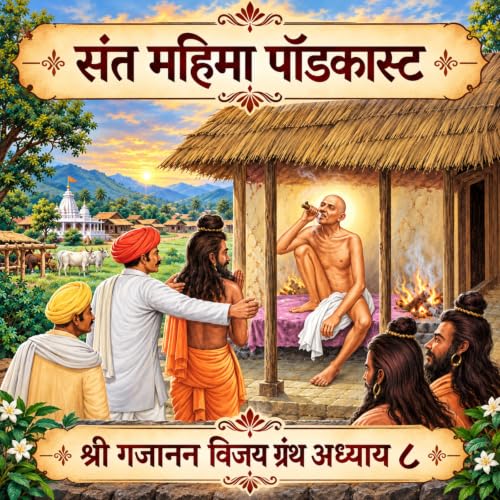 श्री गजानन विजय ग्रंथ &mdash; भाग ८ : जळत्या खाटेवरील लीला, अहंकाराचा भंग आणि खऱ्या ज्ञानाची शिकवण