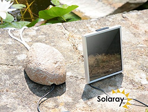 Primrose Solar Powered Oxygenator and Pond Aerator with Pebble Cover