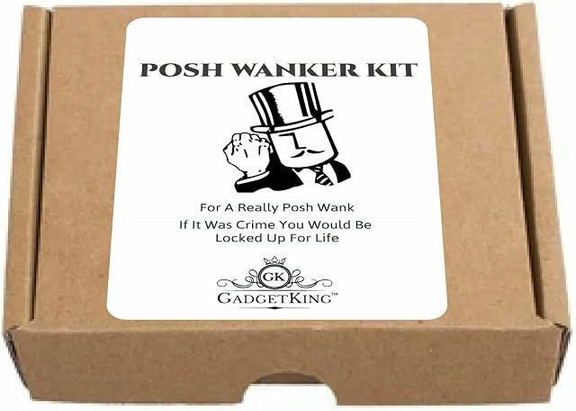 GadgetKing Posh Wank Wanker Glove Gift Idea Present for Him Boyfriend Men Man Teenager Wipes Secret Santa Rude Adult