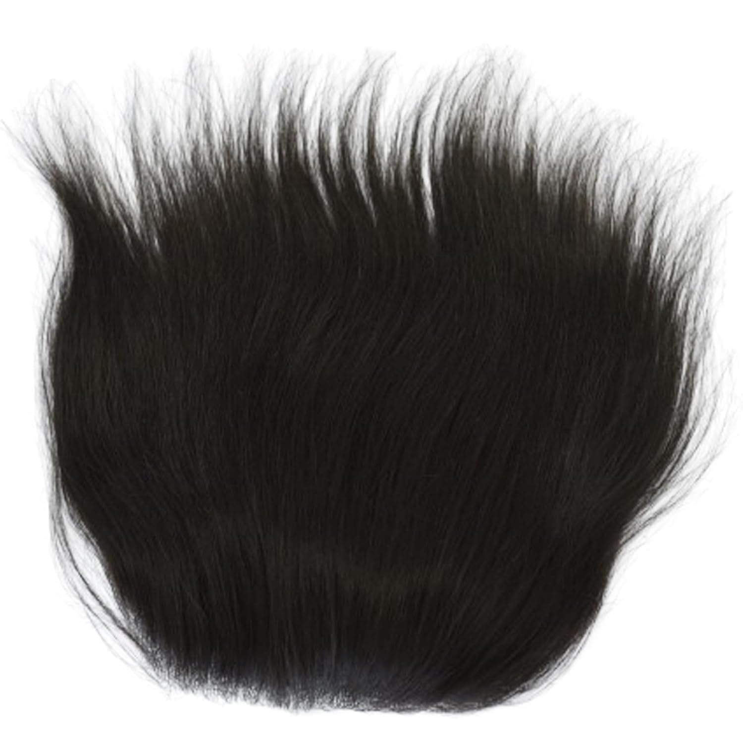 Voloria Men Forehead Hairline Toupee 100% Human Hair Skin PU Man Hairpieces Frontal Hair Topper for Receding Natural Hairline Replacement Systems (2.75x6.29 Inch, #2 Dark Brown Color)