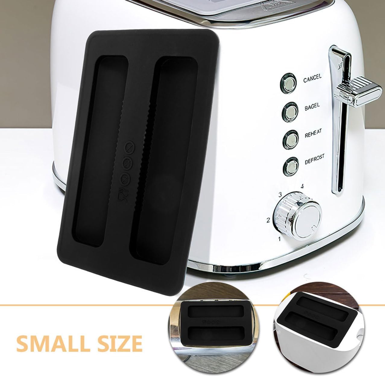 2Pcs Silicone Toaster Oven Cover for Bread Machine and Toaster