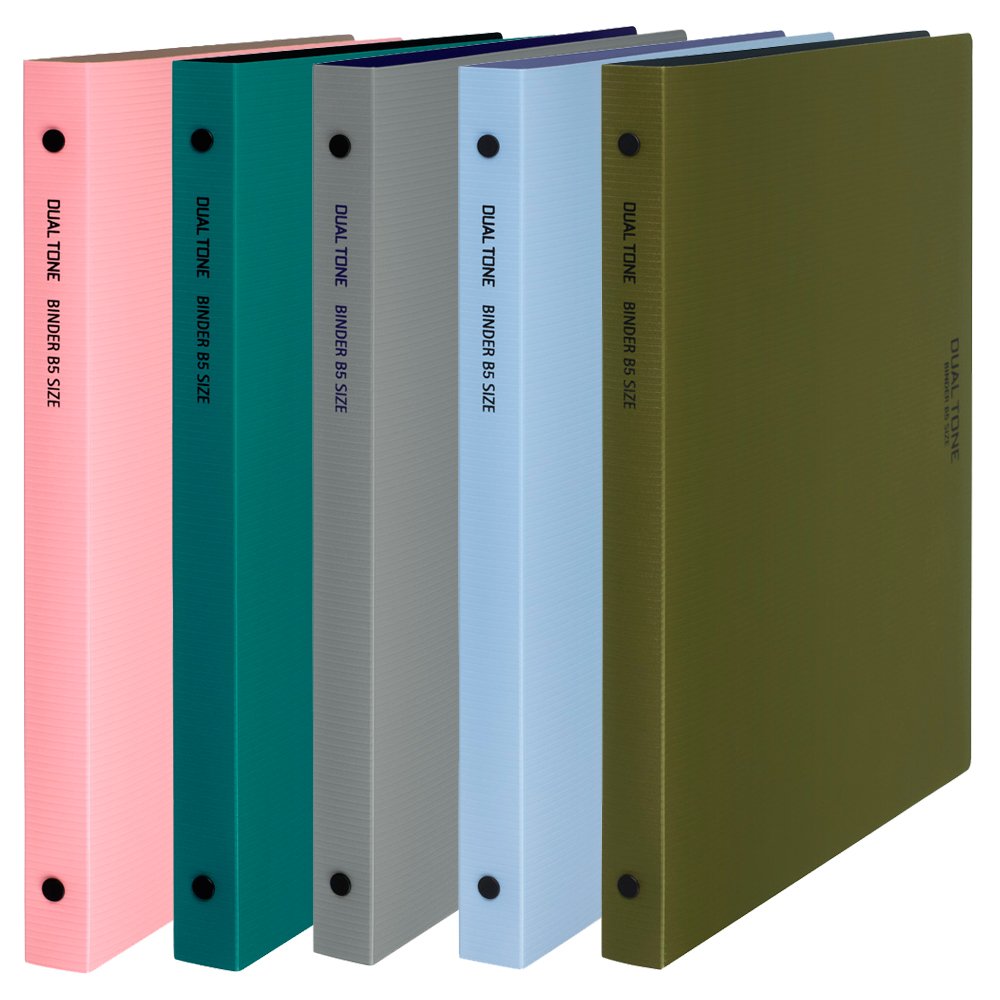 Amazon.co.jp: マルマン ルーズリーフ バインダー B5 デュアルトーン