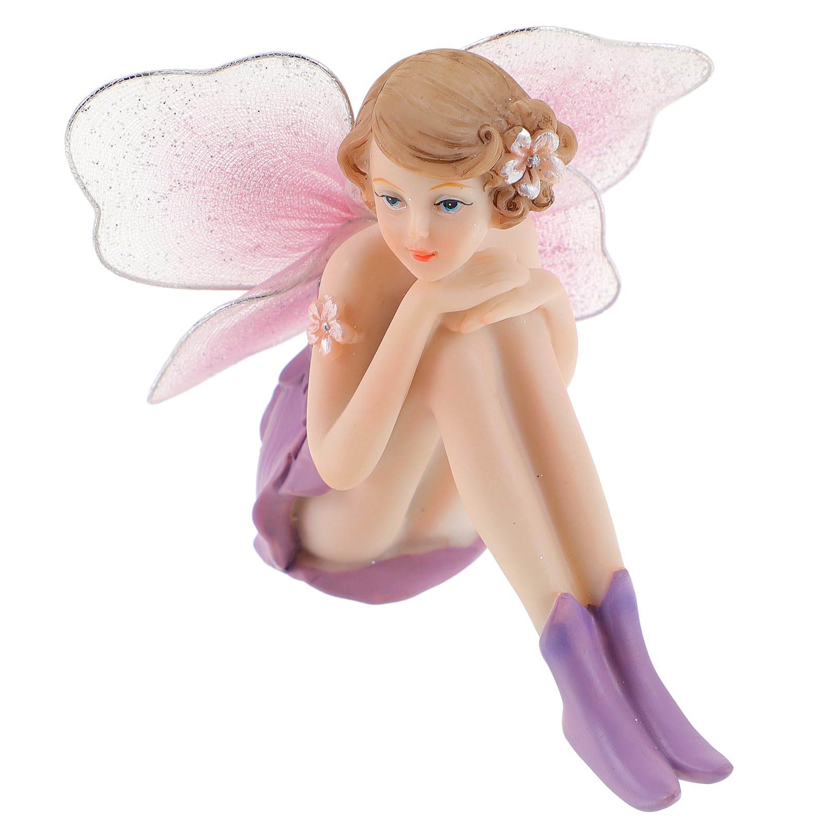 Figurine fée en résine pour décoration de maison et bureau