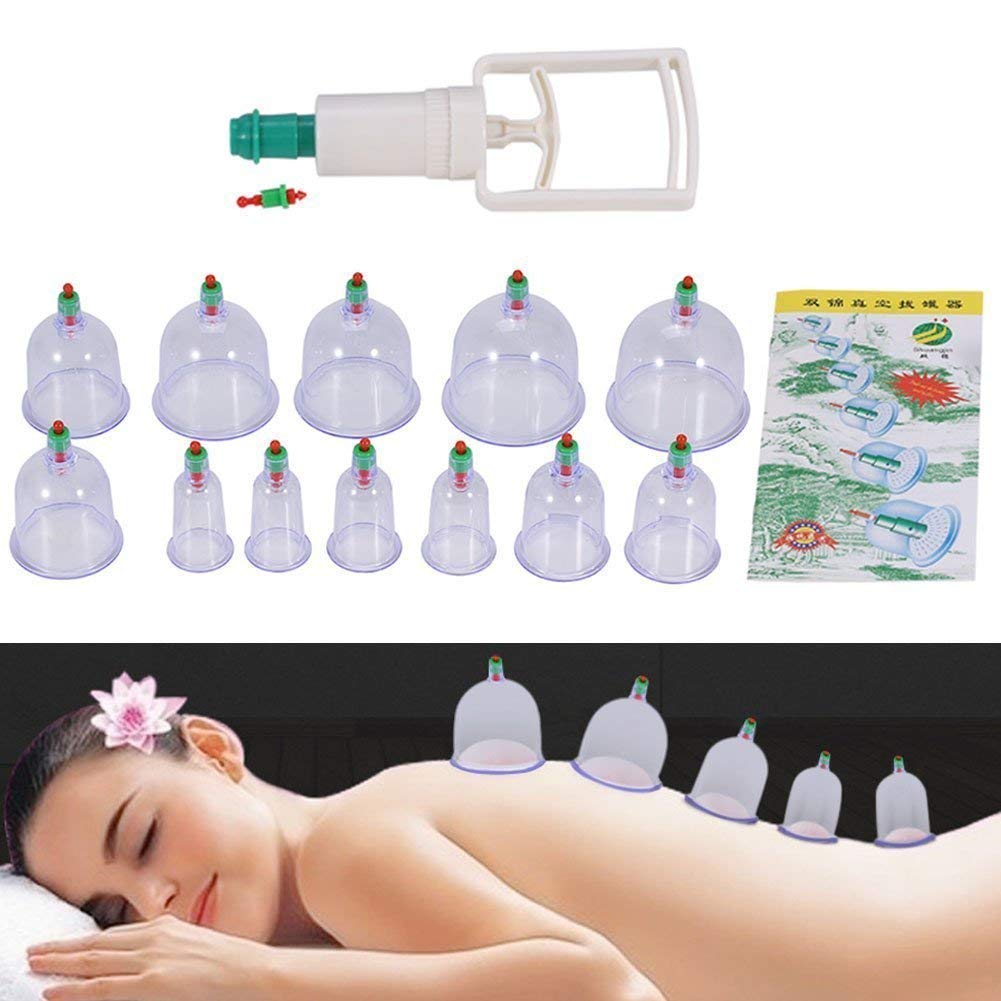 Buy Cupping Therapy Sets, 12 Cups Chinese Cupping Set Vacuum Cupping