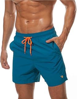 donhobo Men's Swim Trunks Board Shorts Beach Pants Swimming 