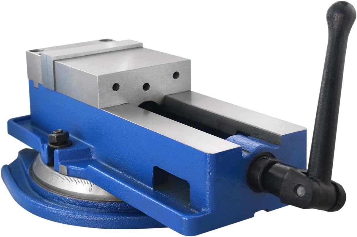 Accusize Industrial Tools - 4'' Super Angle Lock Precision Swivel Base Milling Machine Vise, Fa20-4204