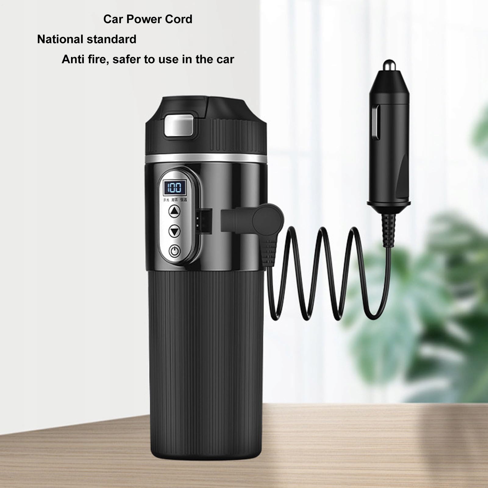 Taza eléctrica de calefacción para coche, multifuncional, 12 V/24 V | taza térmica para viajes, taza de calefacción portátil para coche, taza de café para café, té, leche