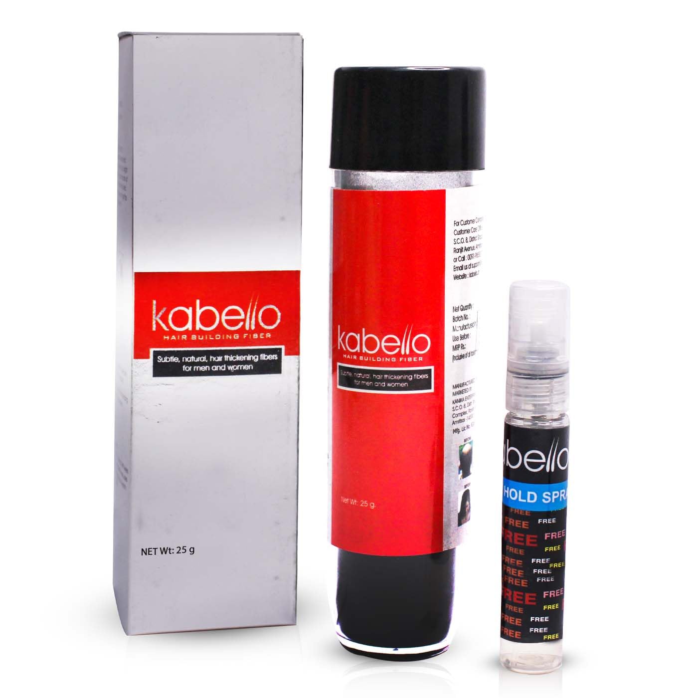 Kabello Hair Building Fiber for Bald Spot Cover Up| Hair Fiber for Men and Women for Thicker and Fuller Look| Building Fiber Refill Thicker in 15 Seconds with Hold Spray (Dark Brown)-image-9