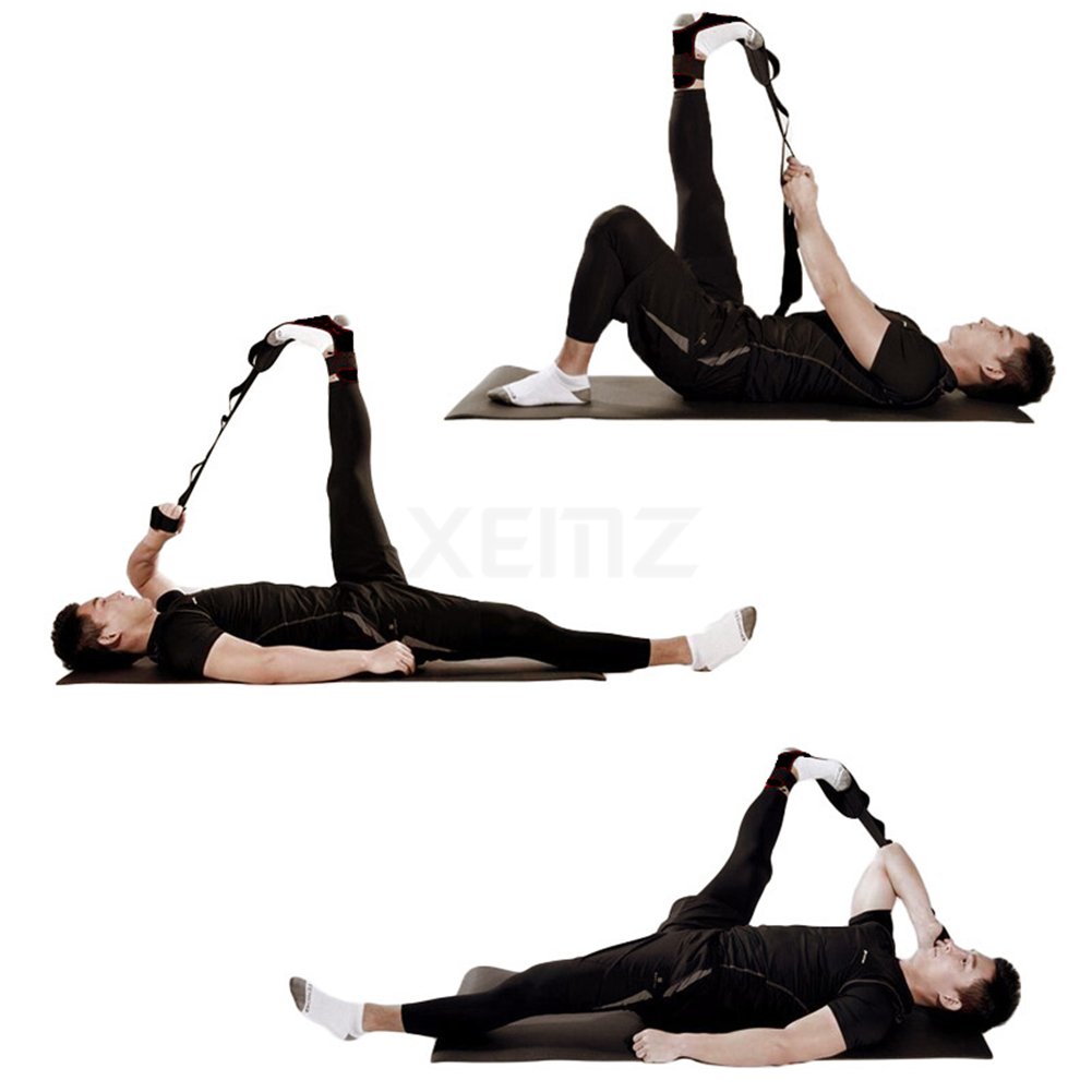 Hejo Cinghia Yoga Con 6 Loop - Per Stretching Gambe E Piedi, Fascite Plantare, Con Borsa Rete - Foto 9