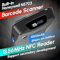 Vista 5 de Rayoungtek Escáner de Código de Barras Android Integrado HW N5703 Motor de Escaneo 1D/2D/QR, Lector NFC, Terminal de Datos PDA Computadora Móvil