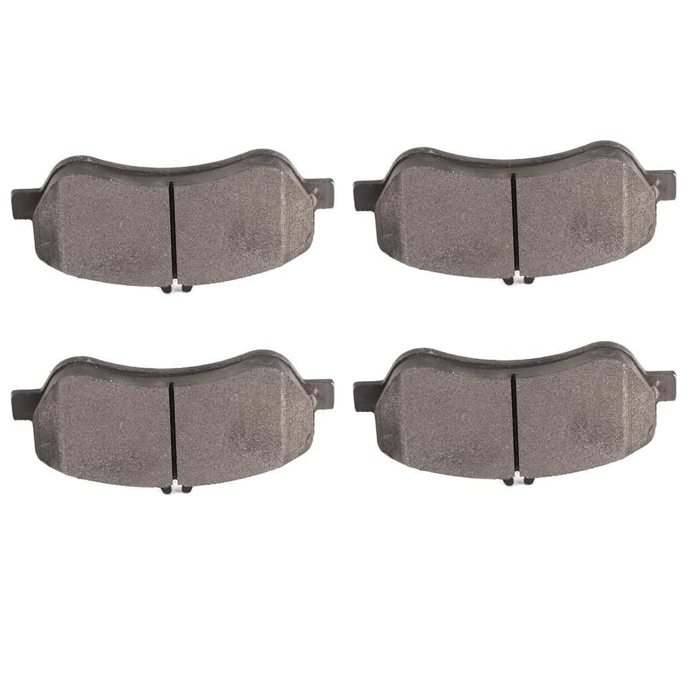 SCITOO D1406 Front Semi-Metal Brake Pads Sets Fit For Mercedes-Benz GLK250 2013-2015,For Mercedes-Benz GLK350 2010-2015
