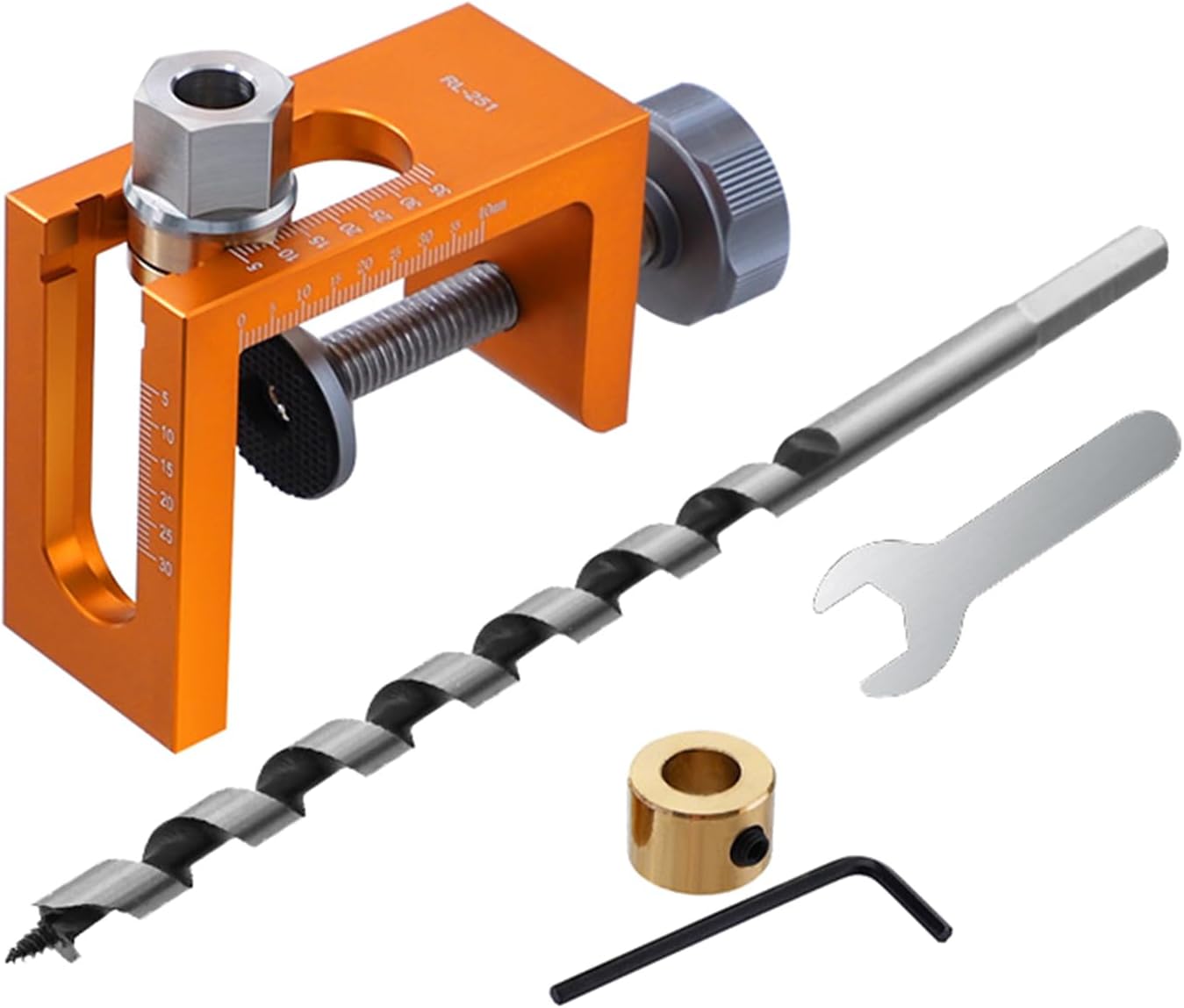 Accuracy Vertical Drilling Guide Tool With Enhances Impacts Resistance And Depth Scale For Cabinet Hinge Mounting