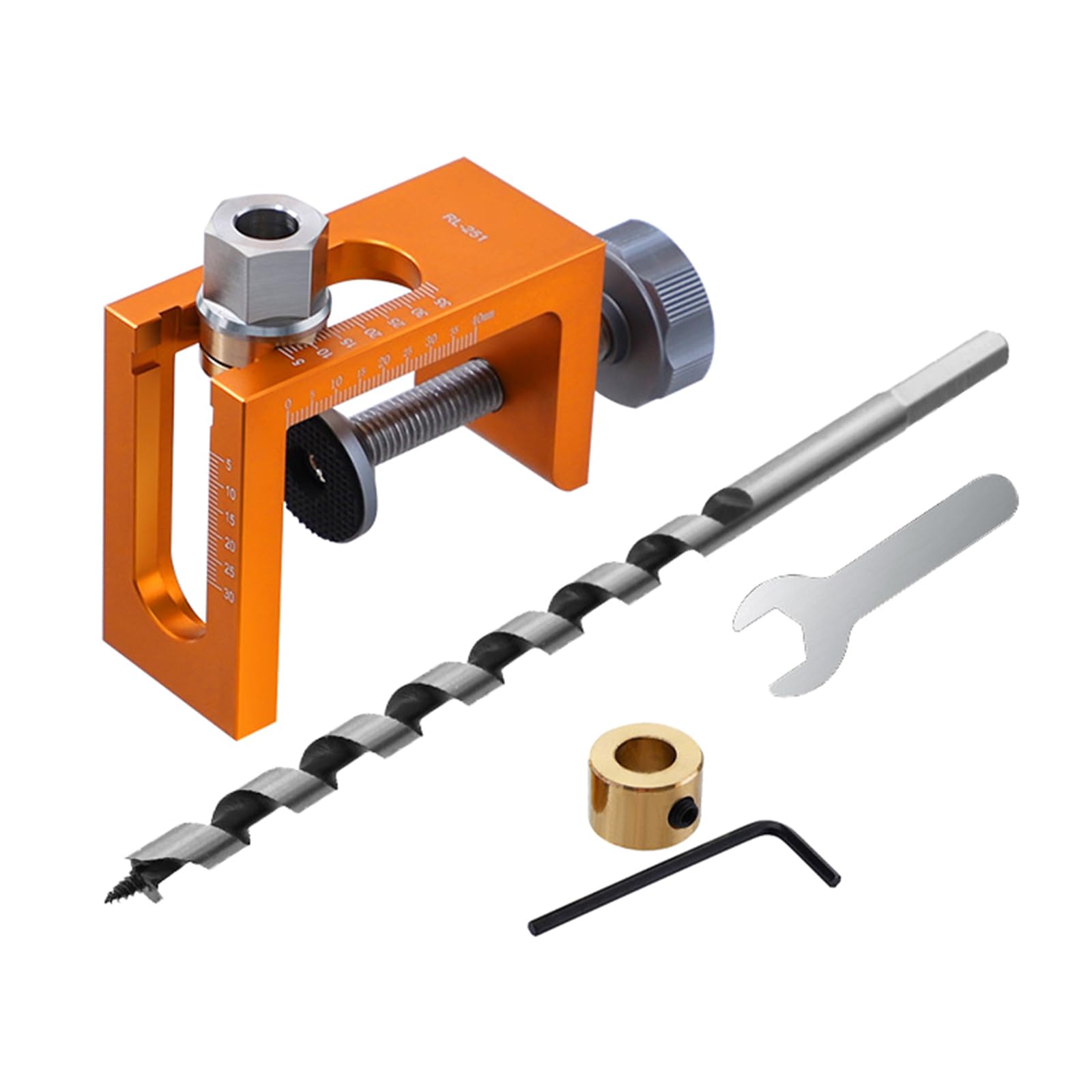 Concealed Hinge Jigs Tool with Clamping Mechanism and Half Thickness for Perfectly Aligning Shelf Pin Holes Concealed Rebounds Drilling Jigs